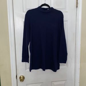 Long Sleeve Mock Turtleneck Maternity Top